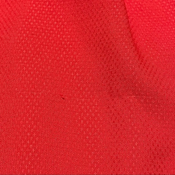 Express ALine Ruffle Dress Coral Size 4 - Picture 9 of 11